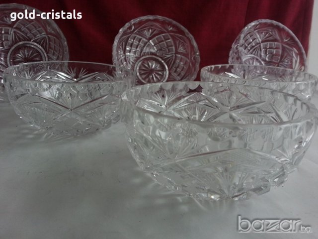 кристални купички, снимка 11 - Антикварни и старинни предмети - 20839327
