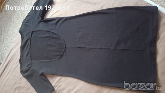 Черна рокля  с гол гръб JC, снимка 3 - Рокли - 21183091