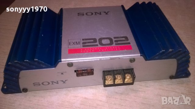 sony exm-202 power amplifier-made in japan-внос швеицария, снимка 2 - Аксесоари и консумативи - 23593310