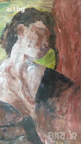 Автентична картина "Тя", снимка 5 - Картини - 24779242