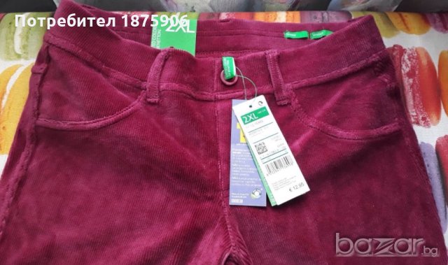 Детски клин/панталон плюш "Benetton", снимка 3 - Детски клинове - 21027645