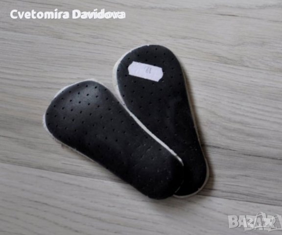 Пантофки "КК" бели + стелки, снимка 5 - Бебешки обувки - 21558983