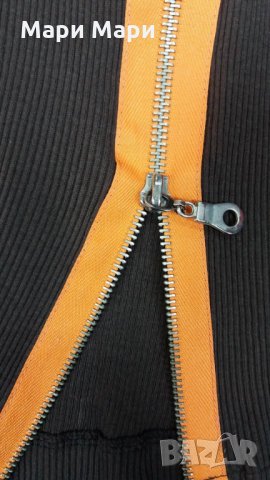 Кафяв потник с цип на гърба, снимка 15 - Потници - 25260627