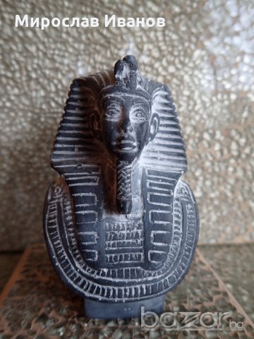 сива мраморна статуетка на Египетска богиня от Асуан, Египет , снимка 1 - Статуетки - 21123553