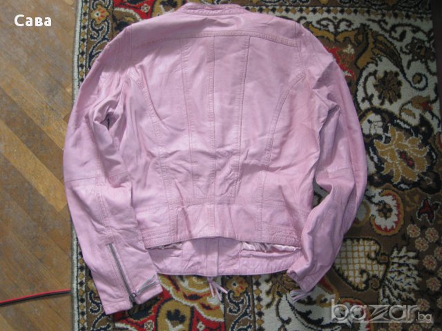 Кожено яке  Zucchero   дамско,Л-ХЛ, снимка 4 - Якета - 15821738