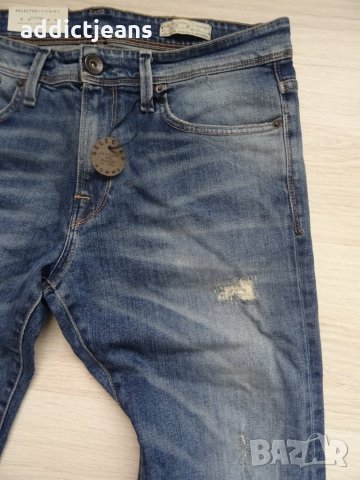 Мъжки дънки SELECTED  размер 31, снимка 3 - Дънки - 25446694