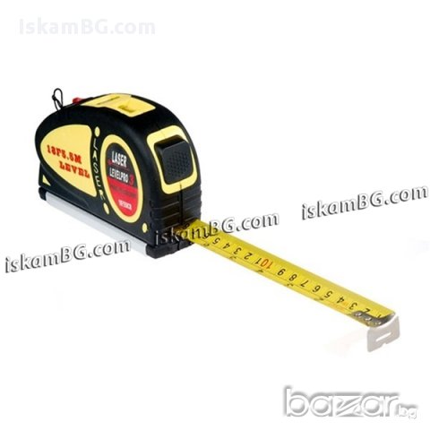 Лазерен нивелир с ролетка 5.5 метра - код 1036, снимка 2 - Други спортове - 13729783