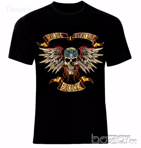 Harley Davidson Motorrad Biker Rocker Tattoo Olde Bikers Rock Тениска Мъжка/Дамска S до 2XL, снимка 1
