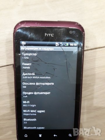 HTC Rhyme S510b, снимка 9 - HTC - 23784298