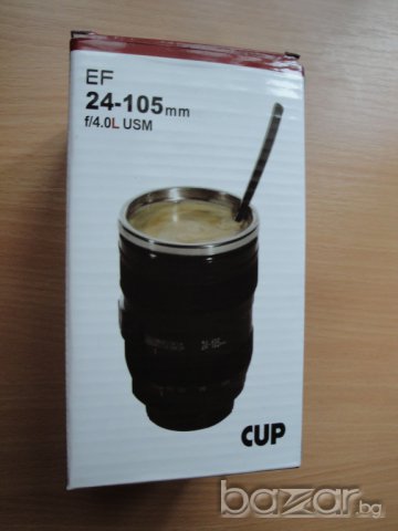 НОВА NEW  Дизайнерска термо чаша във формата на фото-обектив, снимка 7 - Обективи и филтри - 6666728