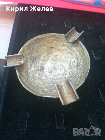 Стар бронзов пепелник, снимка 3 - Други ценни предмети - 25852054