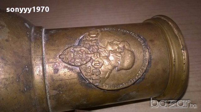 хитлериска антика-немска запалка-ретро-17х9см-внос швеицария, снимка 16 - Антикварни и старинни предмети - 18039160