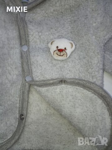 Намалено! Ново бебешко пухкаво яке, 1 г., снимка 2 - Бебешки якета и елеци - 25341358