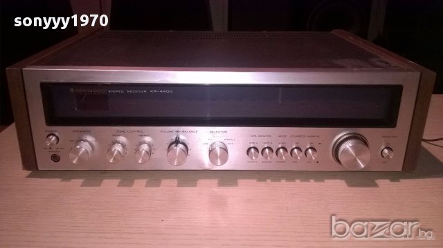 Kenwood kr-4400 stereo receiver-made in japan-внос швеицария, снимка 1 - Ресийвъри, усилватели, смесителни пултове - 13125933