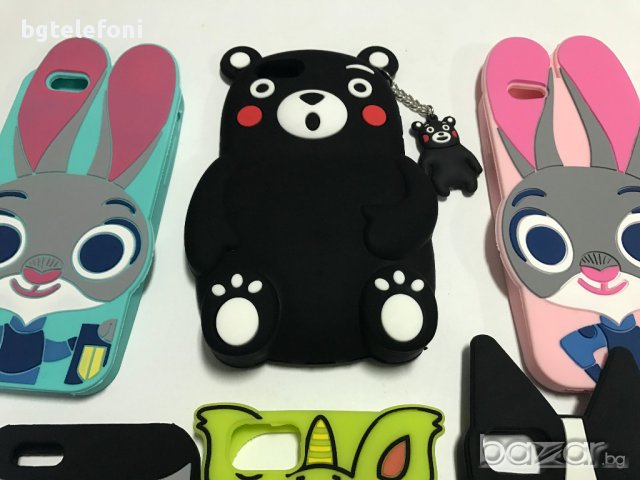 3D цветен силикон за iPhone 5/5s/5se,iPhone 6/6s, снимка 4 - Калъфи, кейсове - 17624487