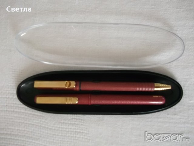 Химикалки в кутии за подарък, от миналия век-различни цени, снимка 3 - Колекции - 19741114