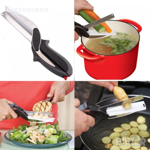 1504 Ножица за зелвнчуци и месо Clever Cutter, снимка 9 - Други стоки за дома - 24811069