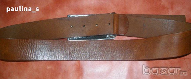 Колан "Saddler" genuine bull's leather / колан естествена кожа / голям размер , снимка 4 - Колани - 14991312