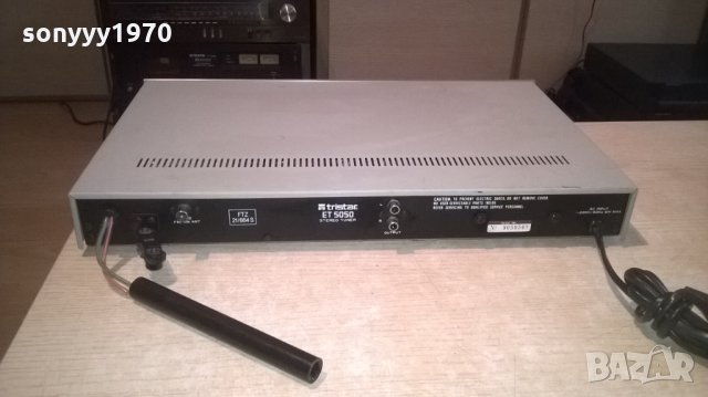 tristar et 5050 stereo tuner-внос швеицария, снимка 13 - Ресийвъри, усилватели, смесителни пултове - 24514502