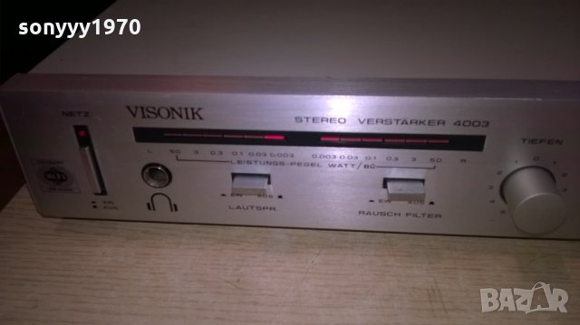 visonik 4003 stereo amplifier with led idicatоrs-внос швеицария, снимка 11 - Ресийвъри, усилватели, смесителни пултове - 22349899