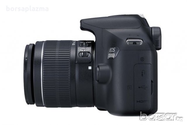 Canon EOS 1300D + обектив CANON EF-S 18-55 f/3.5-5.6 IS II , снимка 4 - Фотоапарати - 21429865