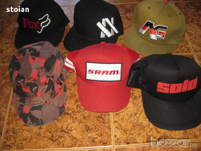 SRAM , FOX , Globe , Specialaized Volkal,Burton , Analog .Шапка , Cap, снимка 1 - Шапки - 15570455