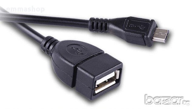 Micro USB OTG кабел подходящ за телефони и таблети поддържащи OTG функция., снимка 2 - USB кабели - 14269288