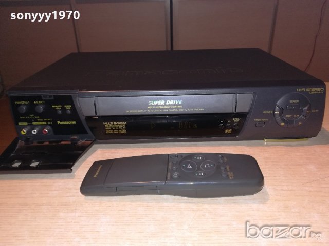 panasonic hifi stereo video 6-head made in japan+remote, снимка 4 - Плейъри, домашно кино, прожектори - 20538735