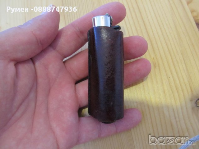 запалка, колекционерска запалка CLIPPER, калъфче, естествена кожа, снимка 5 - Антикварни и старинни предмети - 11380853