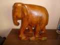 Уникален, голям ръчно изработен слон , снимка 1 - Статуетки - 19052697