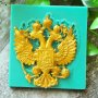 лого герб Русия силиконов молд форма декорация украса фондан торта мъфини и др, снимка 1 - Форми - 22130970