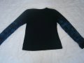 Дамска черна блуза - М размер, снимка 2