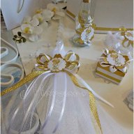 Комплект за кръщене Златен Ангел, снимка 4 - Подаръци за кръщене - 17451615