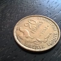 Монета - Франция - 20 франка | 1952г., снимка 1 - Нумизматика и бонистика - 25972878