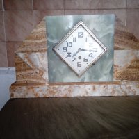 ретро каминен часовник с декорации, снимка 2 - Антикварни и старинни предмети - 21663193