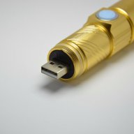 USB Акумулаторен LED Фенер, снимка 3 - Друга електроника - 17465102