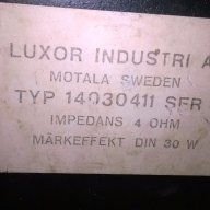 Luxor-sweden-2бр ретро колони 40/28/21см-внос швеицария, снимка 10 - Тонколони - 14600123