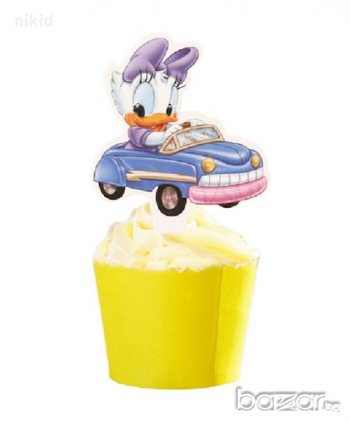 Туити патето 25 бр картон топери за кексчета мъфини торта рожден ден украса, снимка 1