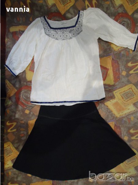 Лот блузка VILA и пола H&M- S размер, снимка 1
