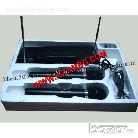 Два безжични микрофони с приемник , WR-306, снимка 3 - Друга електроника - 13396994