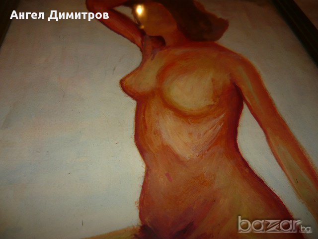 Картина смесена техника масло и акварел , снимка 5 - Картини - 16852212