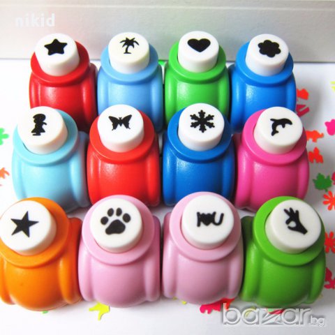 перфоратор пънч уред за рязане декориране декорация формички дупки Scrapbook, снимка 3 - Други - 15676867