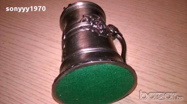 Ретро запалка халба с дръжка 11/6.5см-внос швеицария, снимка 12 - Антикварни и старинни предмети - 15805089