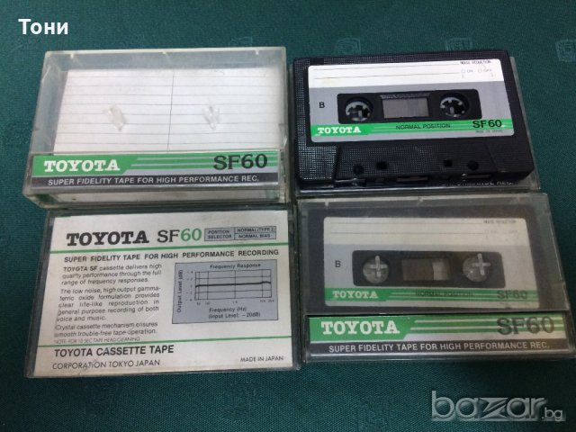TOYOTA SF 60 аудио касети, снимка 2 - Аудиосистеми - 18917369
