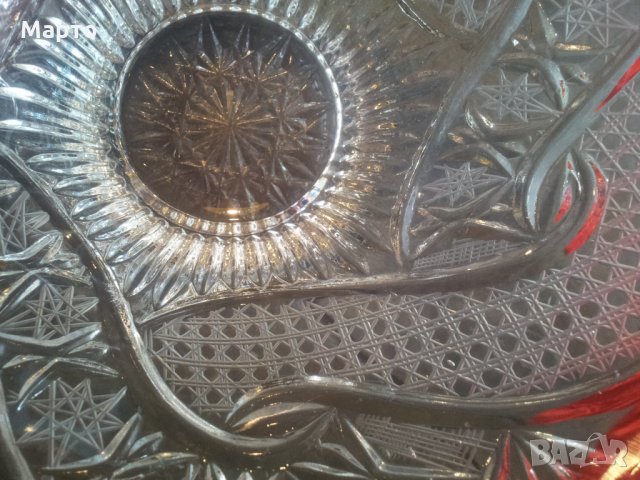 Две еднакви големи кристални фруктиери голямшки, снимка 8 - Други - 23928849