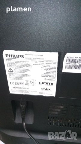Philips 43puh6101/88 philips 42pfh6309/88, снимка 2 - Части и Платки - 24735629