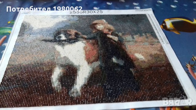 Диамантен гоблен Приятели, снимка 3 - Гоблени - 25037101