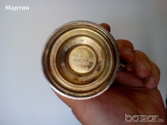 Посребрени масивни  стари - Съдове - 2 бр. ( 777905) , снимка 3 - Други стоки за дома - 18295288