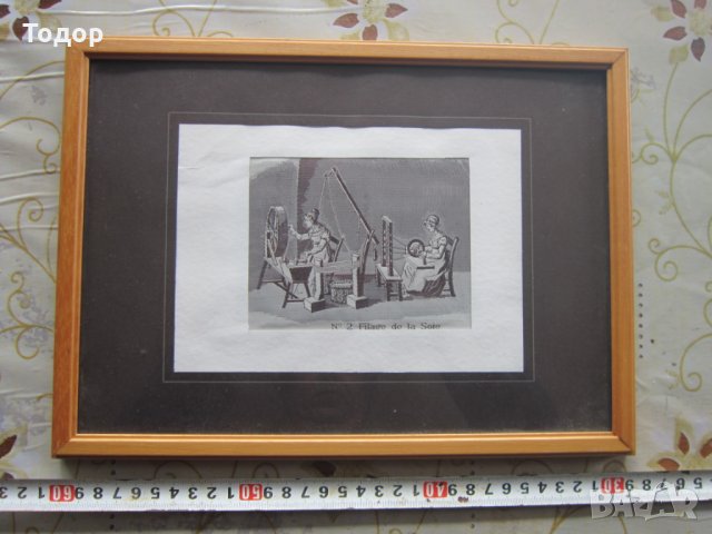 Невероятна стара картина върху тъкана коприна , снимка 3 - Картини - 25407391