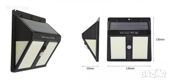 LED Соларна Градинска лампа , снимка 3 - Лед осветление - 26008258